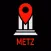 Metz Travel Guide Monument Tracker - Offline Map