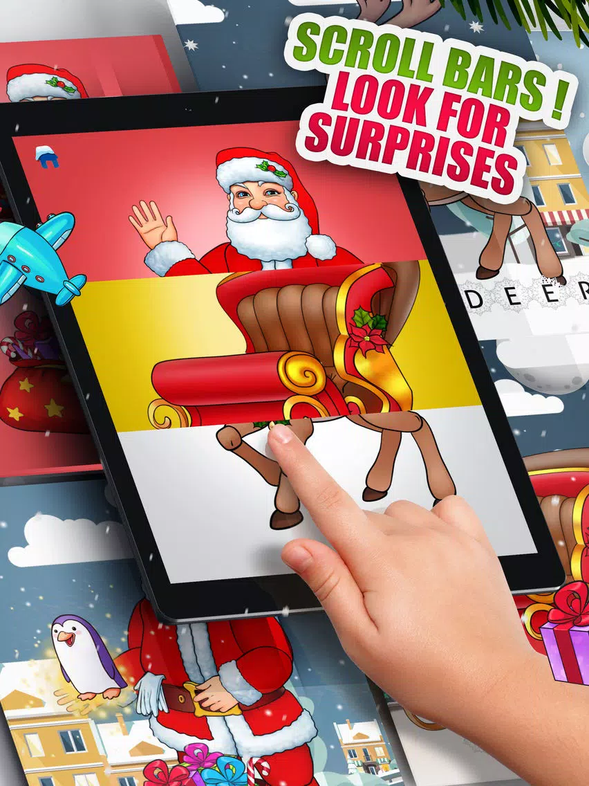 Moona Puzzles Christmas Music, Games for Kids Free iPad Screenshots