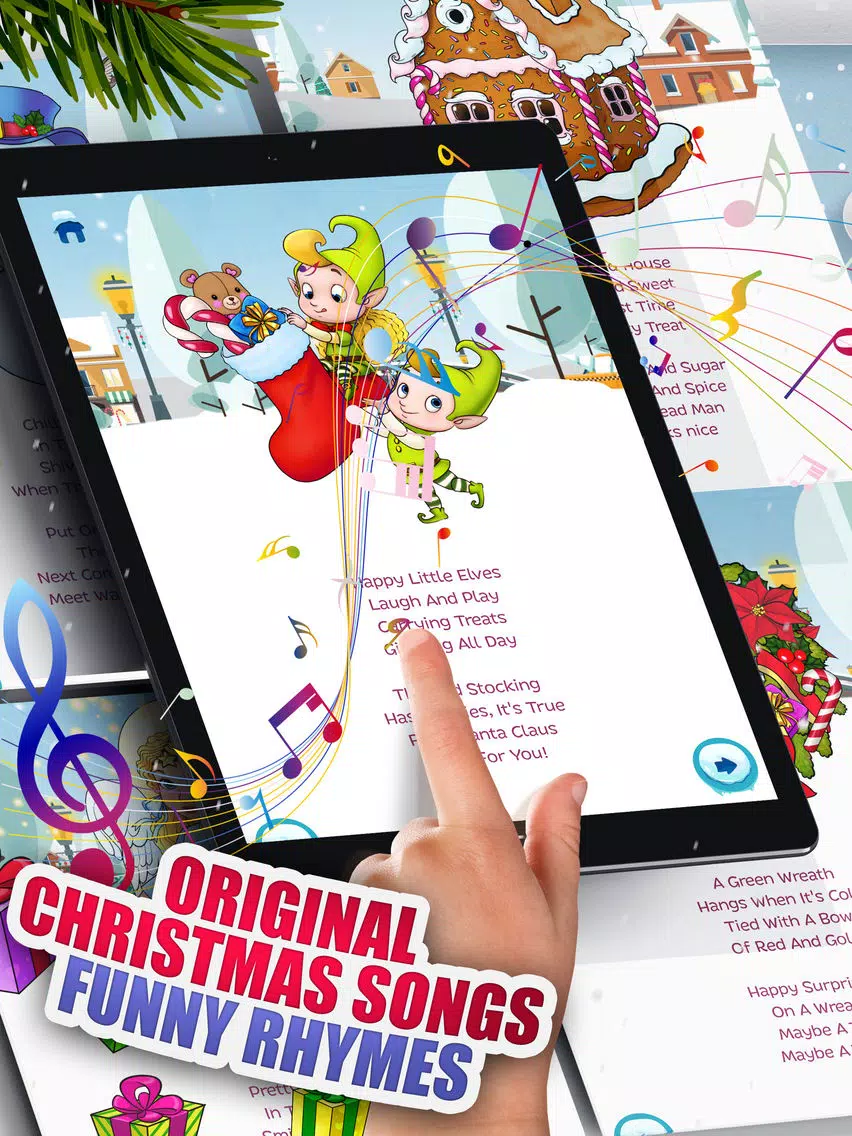 Moona Puzzles Christmas Music, Games for Kids Free iPad Screenshots