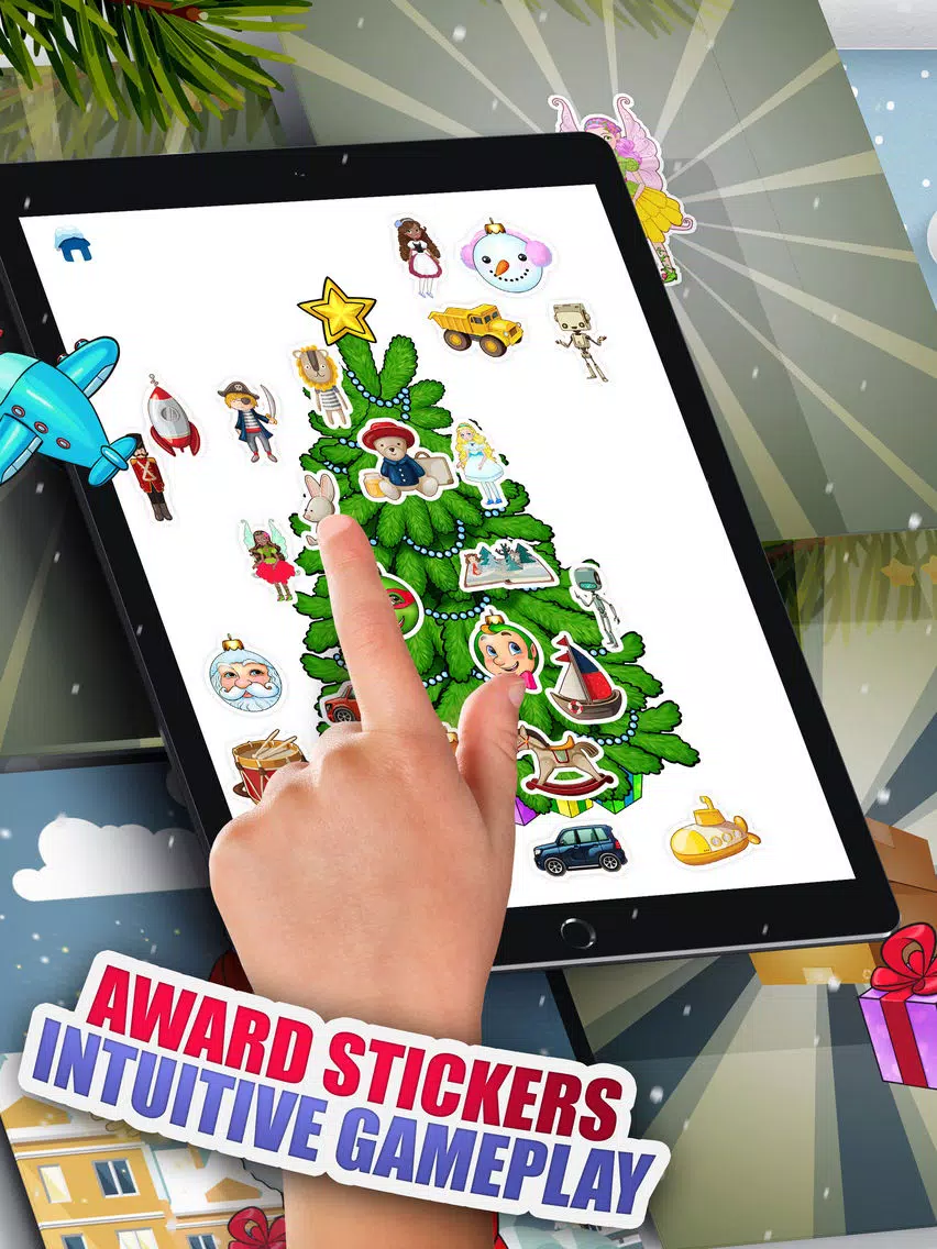 Moona Puzzles Christmas Music, Games for Kids Free iPad Screenshots