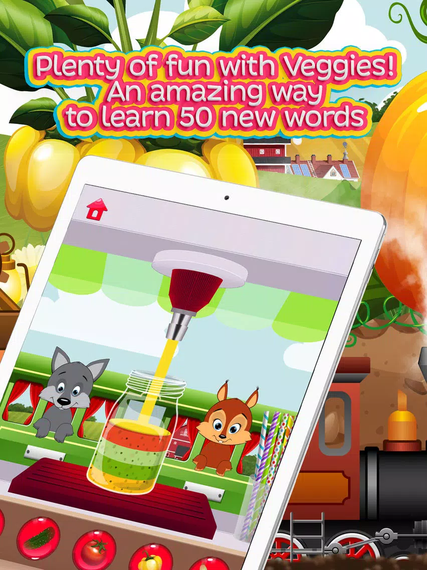 Moona Vegetable: Learning Games for Toddler, Kids iPad Screenshots