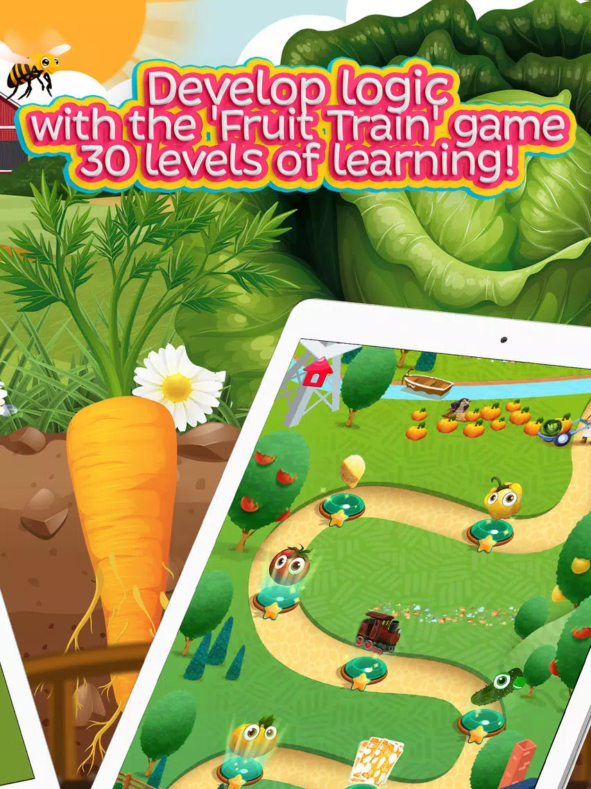 Moona Vegetable: Learning Games for Toddler, Kids iPad Screenshots