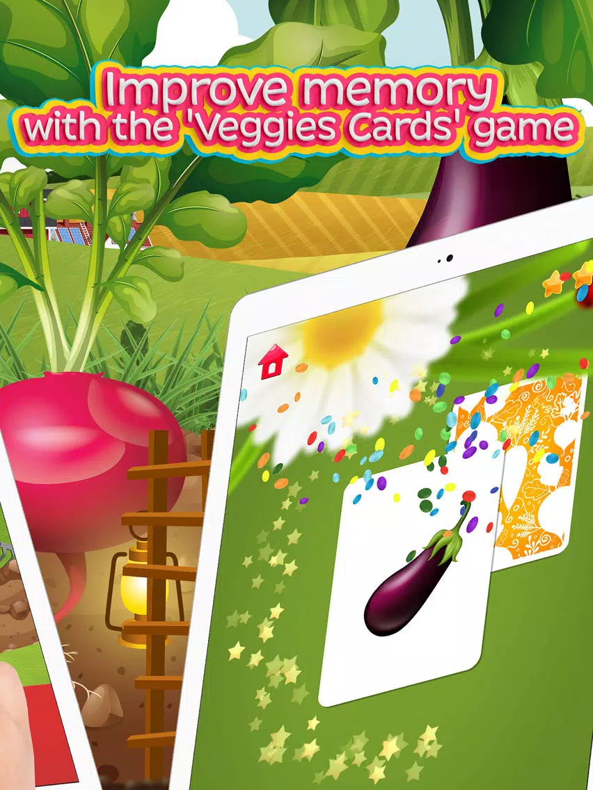 Moona Vegetable: Learning Games for Toddler, Kids iPad Screenshots