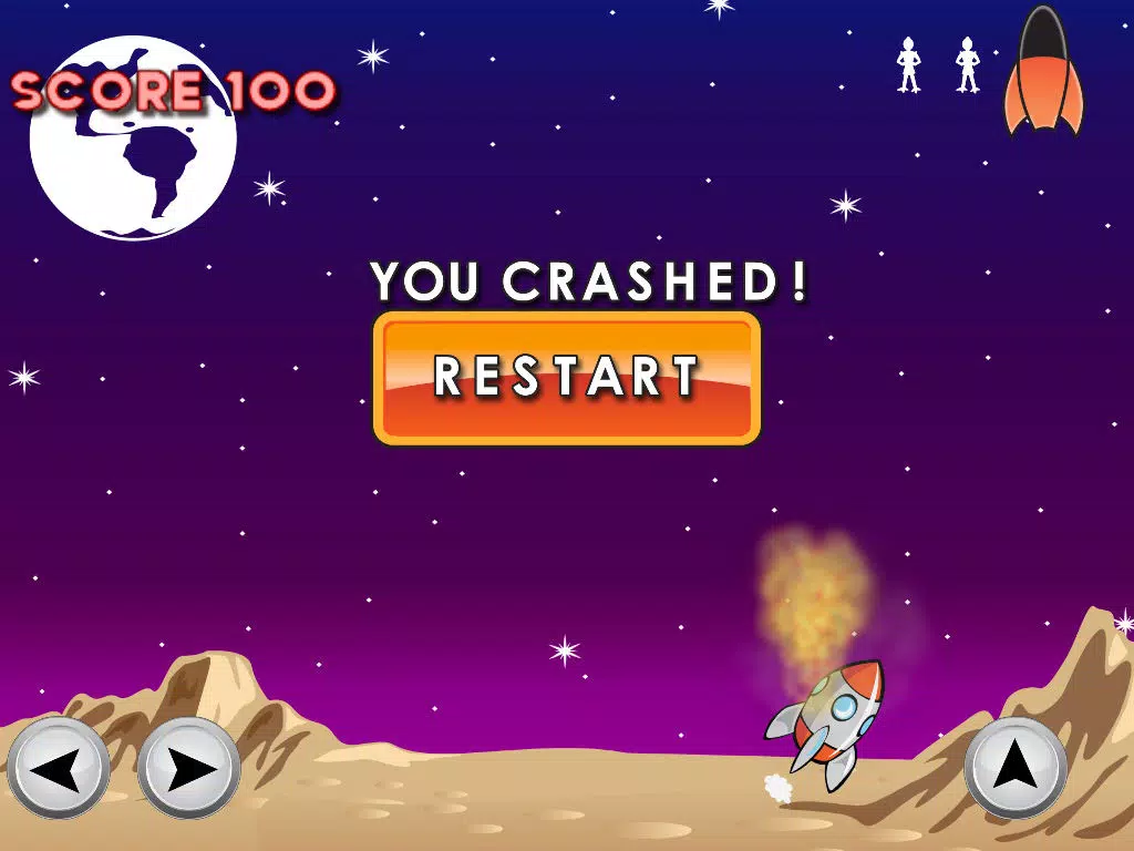 Capturas de tela do Moon Air Moon Lander iPad 