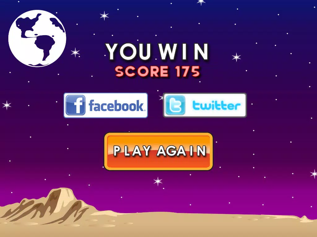 Capturas de tela do Moon Air Moon Lander iPad 