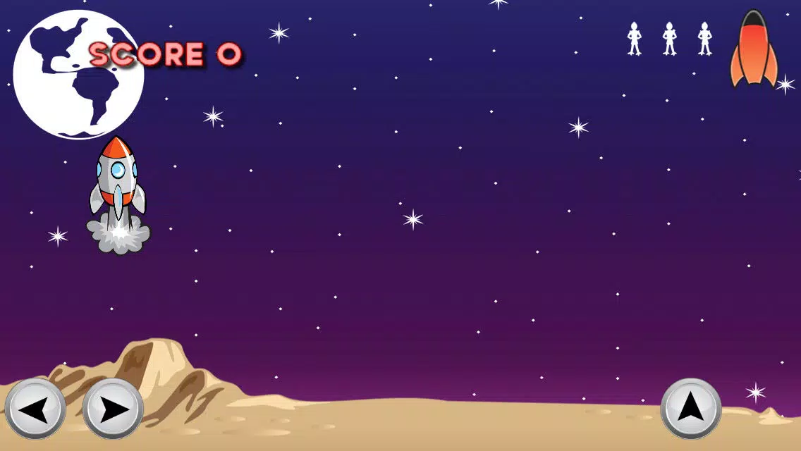 Capturas de tela do Moon Air Moon Lander