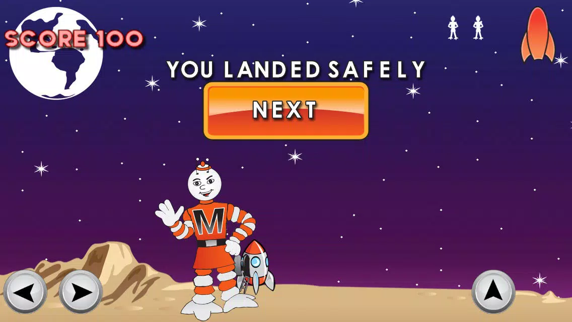 Capturas de tela do Moon Air Moon Lander
