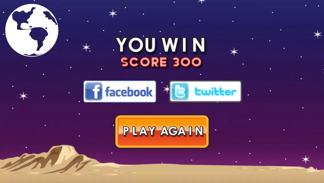 Capturas de tela do Moon Air Moon Lander