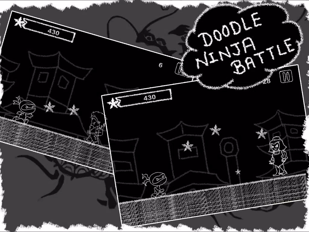 Doodle Ninja Battle - Fight For Glory (Free Game) iPad 应用截图