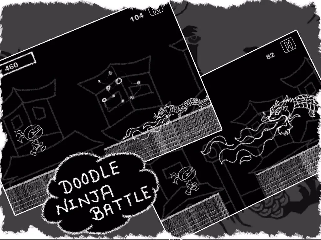 Tangkapan skrin Doodle Ninja Battle - Fight For Glory (Free Game) iPad 