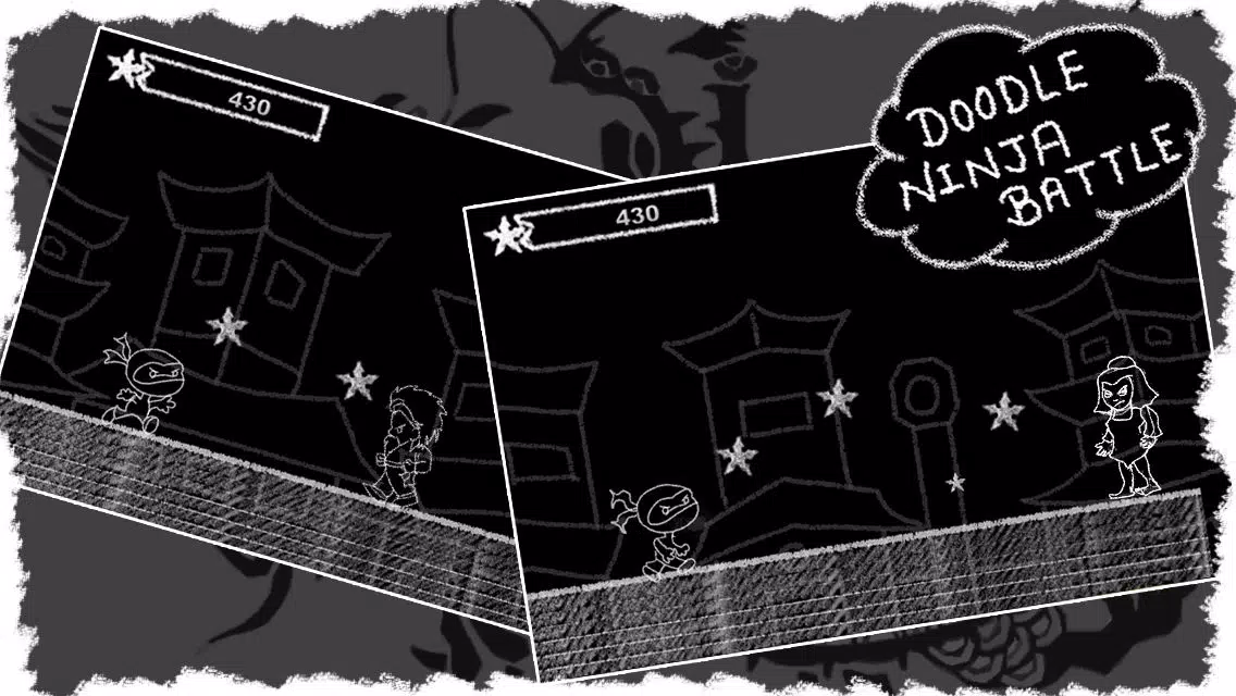 Doodle Ninja Battle - Fight For Glory (Free Game)应用截图