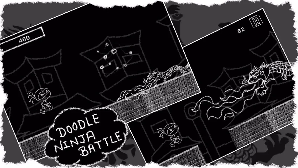 Tangkapan skrin Doodle Ninja Battle - Fight For Glory (Free Game)