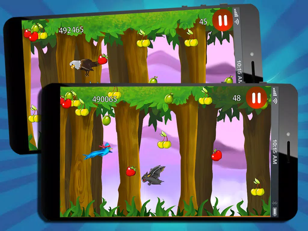 Hungry Flock: Tiny Ninja Birds Flaps Wings To Eat Little Juicy Fruit (Free Game) iPad Screenshots