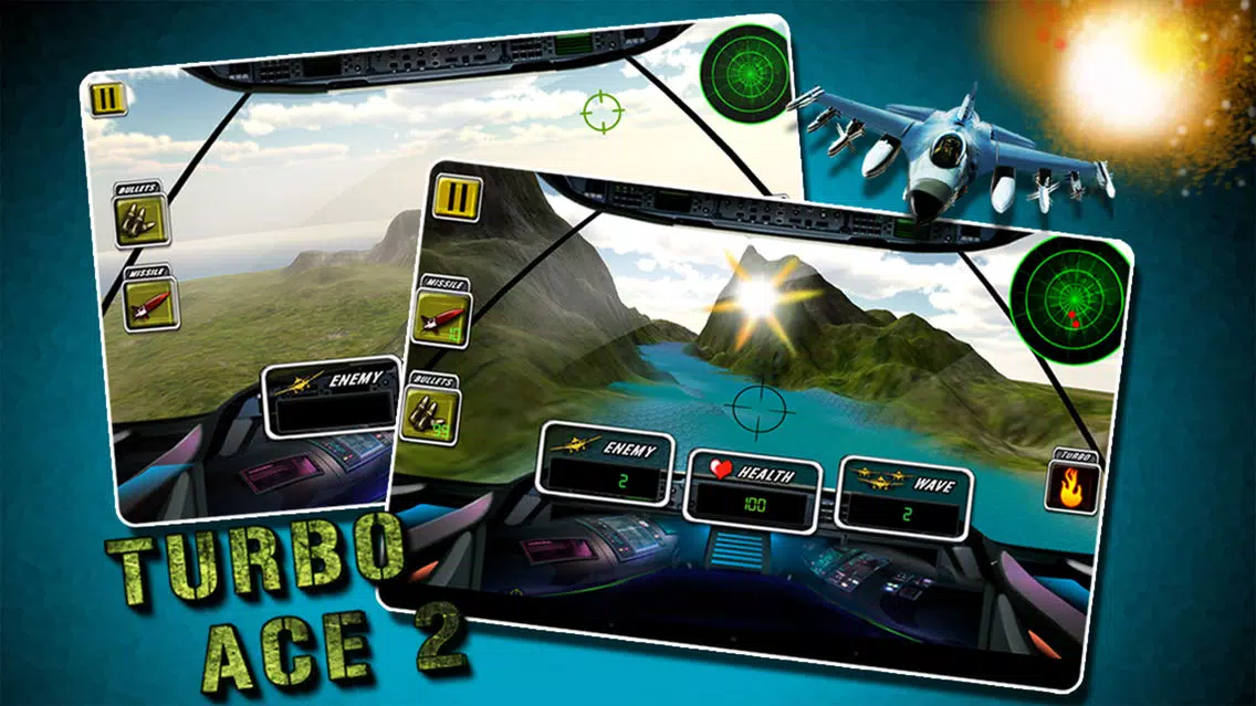Скриншоты Turbo Ace 2 - Jet Fighters Clash With Enemy Of Skies