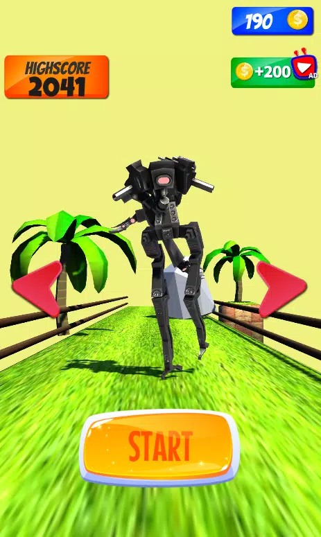 Tangkapan skrin Robot Game Endless Runner