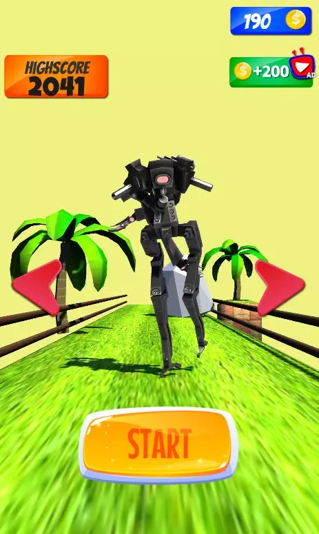 Robot Game Endless Runner Screenshots
