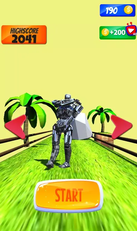 Robot Game Endless Runner Screenshots