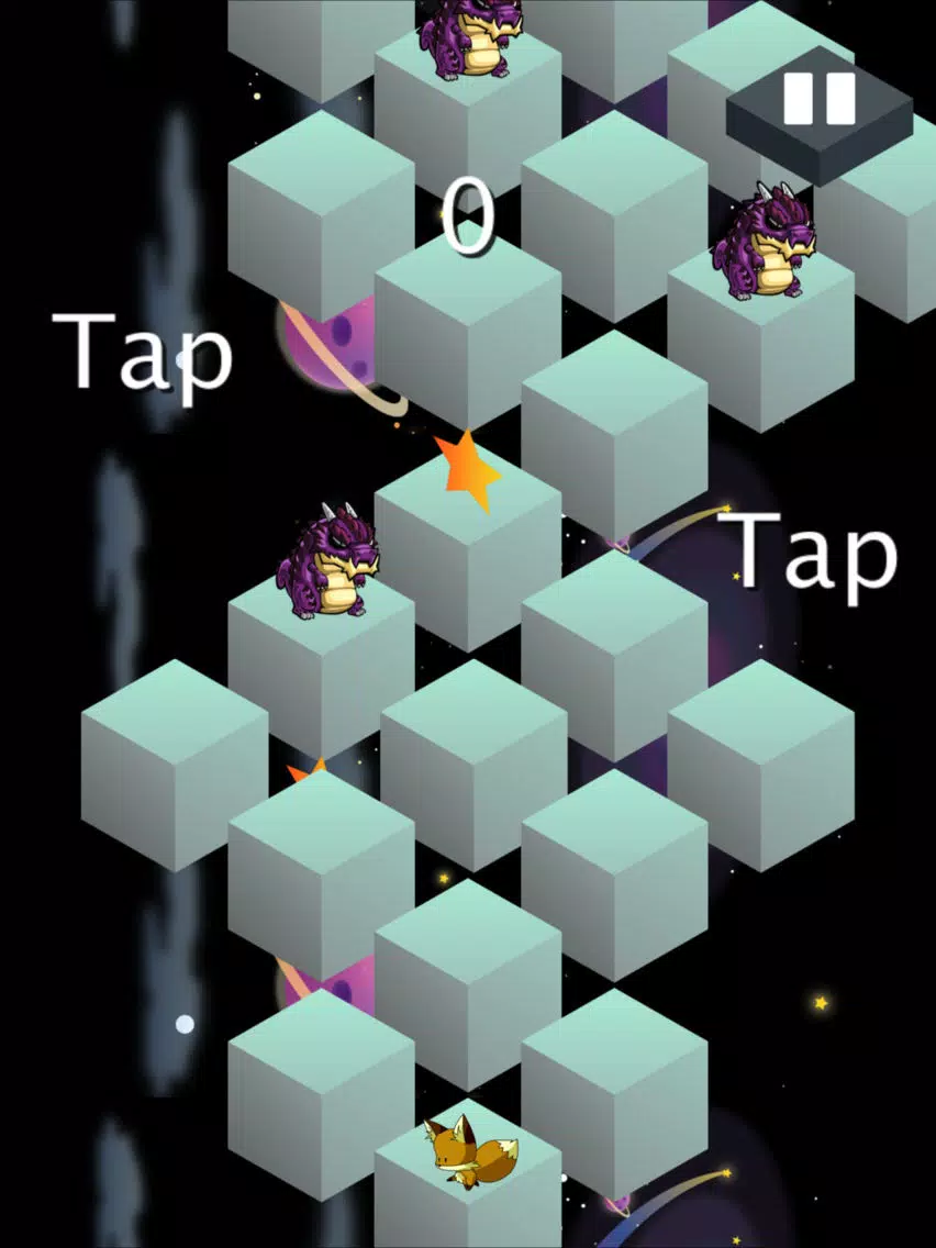Jump in Space - animal run and jump game iPad স্ক্রিনশট