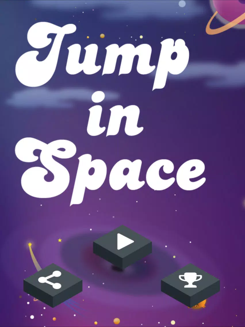 Jump in Space - animal run and jump game iPad স্ক্রিনশট