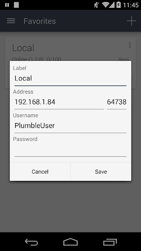 Plumble - Mumble VOIP Screenshots