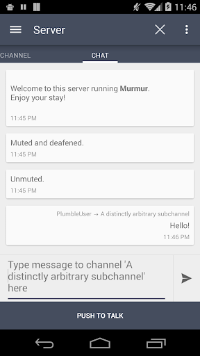 Plumble - Mumble VOIP Screenshots