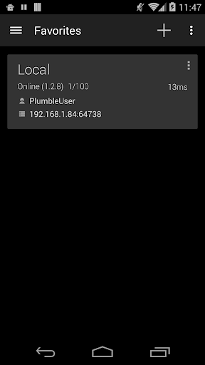 Plumble - Mumble VOIP Screenshots