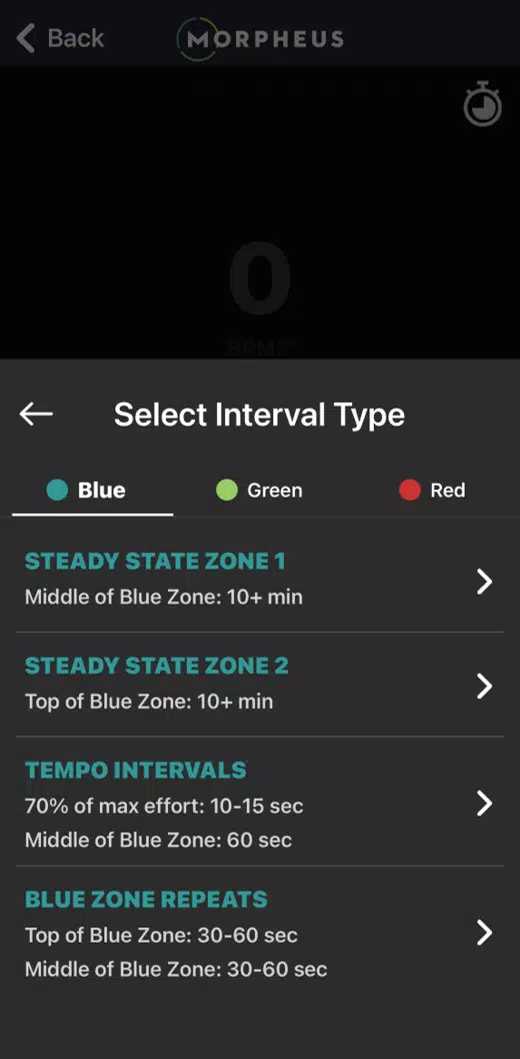 Morpheus Training Screenshots
