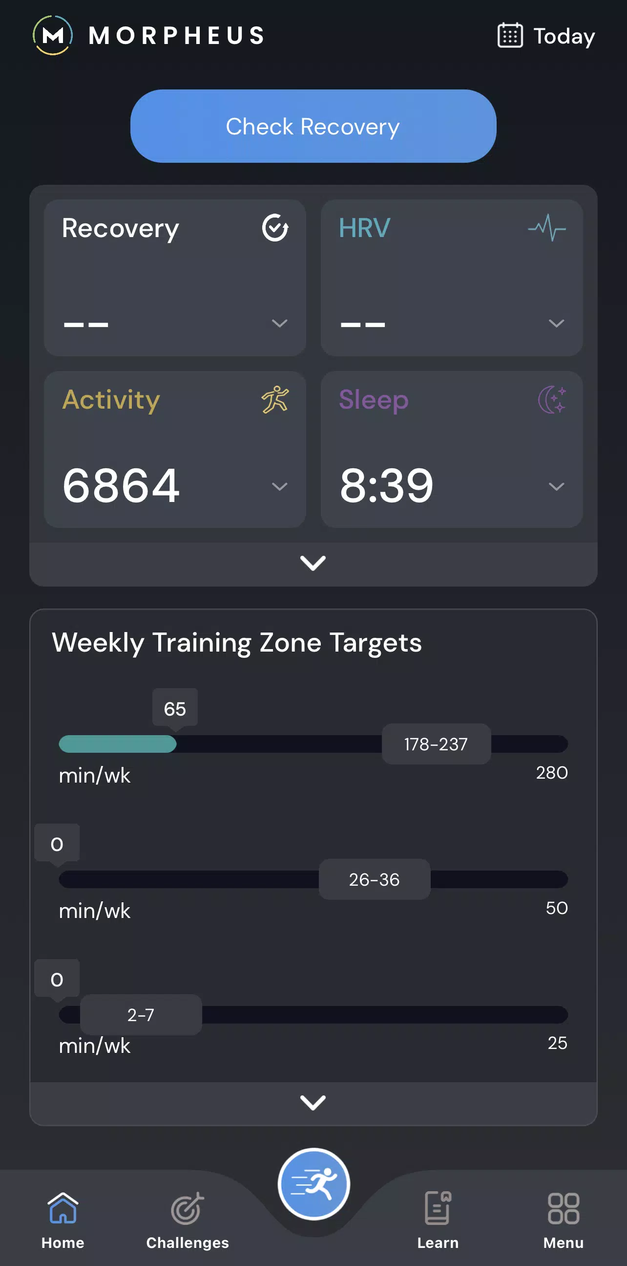 Morpheus Training Screenshots