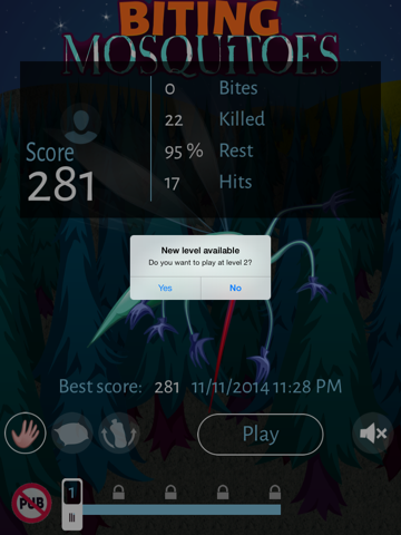 Biting Mosquitoes 1.1 iPad 應用截圖