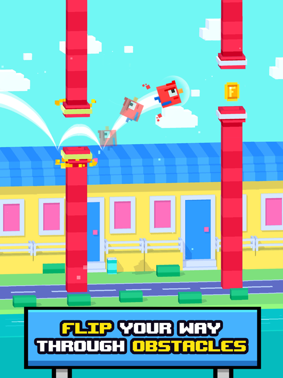 ภาพหน้าจอของ Flippy Bird Extreme! iPad 
