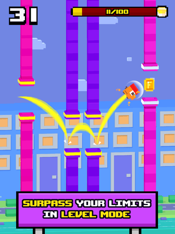 ภาพหน้าจอของ Flippy Bird Extreme! iPad 