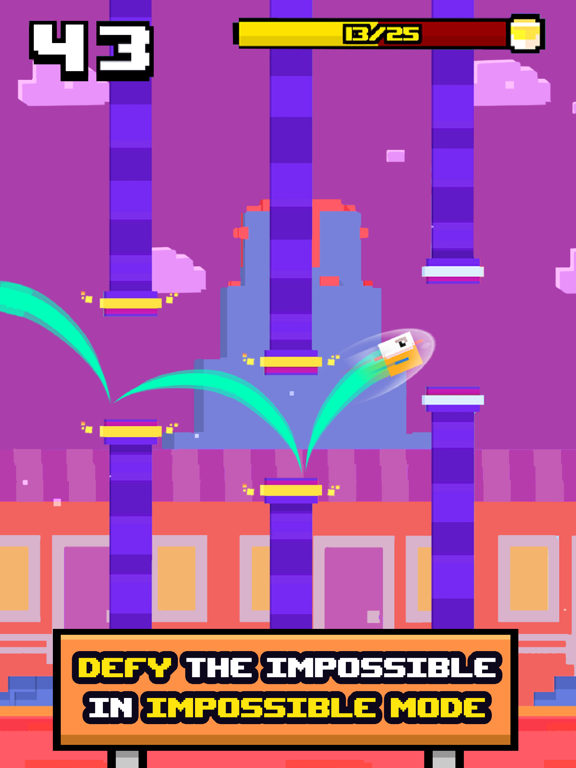ภาพหน้าจอของ Flippy Bird Extreme! iPad 