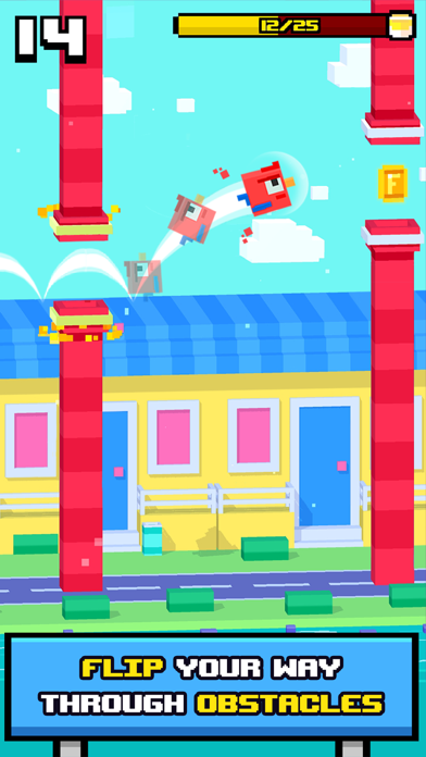 ภาพหน้าจอของ Flippy Bird Extreme!