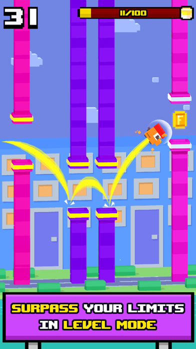 ภาพหน้าจอของ Flippy Bird Extreme!