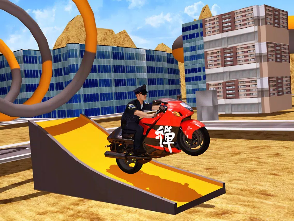 Capturas de tela do MotorBike Stunt Simulator iPad 
