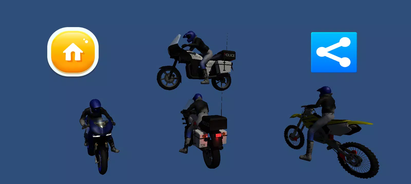 Dan bike : Motorcycle racing Screenshots