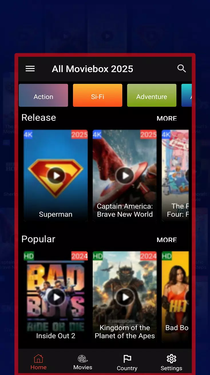 All Moviebox 2025 Screenshots