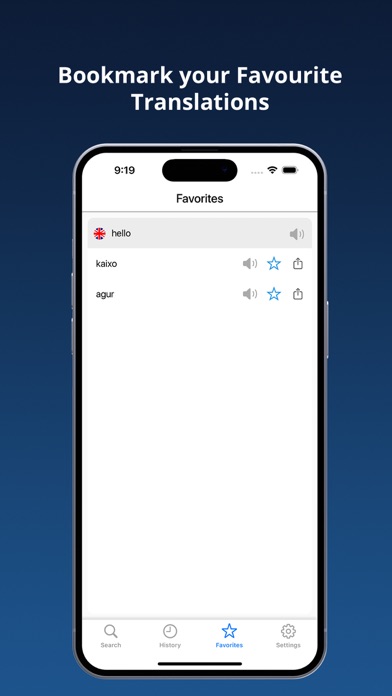 English Basque Dictionary+ Screenshots