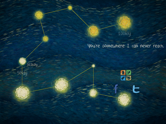 Zrzuty ekranu You Are 100k Light Years Away. iPad 