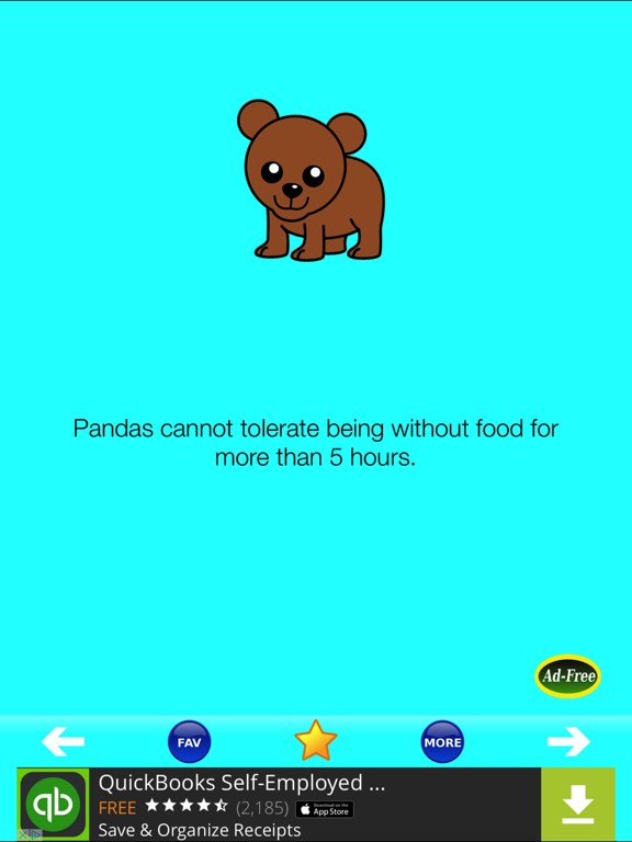 Animal Fun Facts iPad 스크린샷