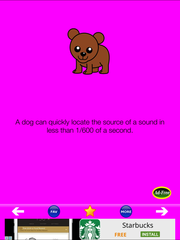 Animal Fun Facts iPad 스크린샷