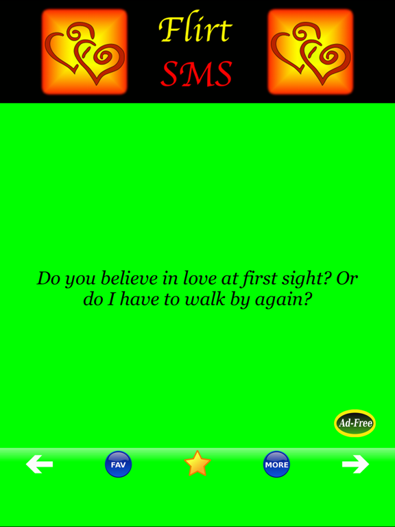 Flirt SMS Chat Pick Up Lines! iPad Screenshots