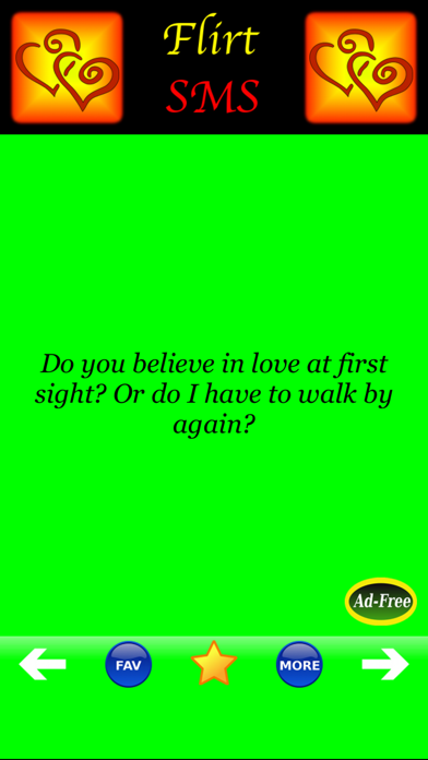 Flirt SMS Chat Pick Up Lines! Screenshots