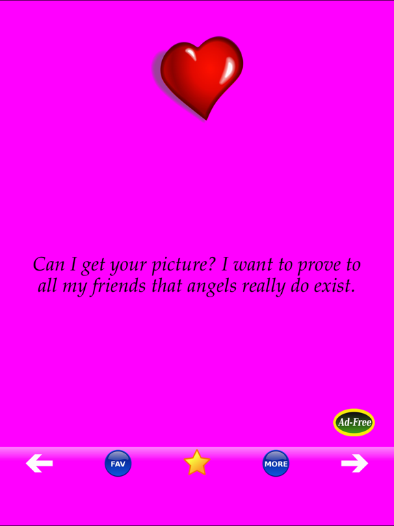 Tangkapan layar Best Pick Up Lines! Cute 101! iPad