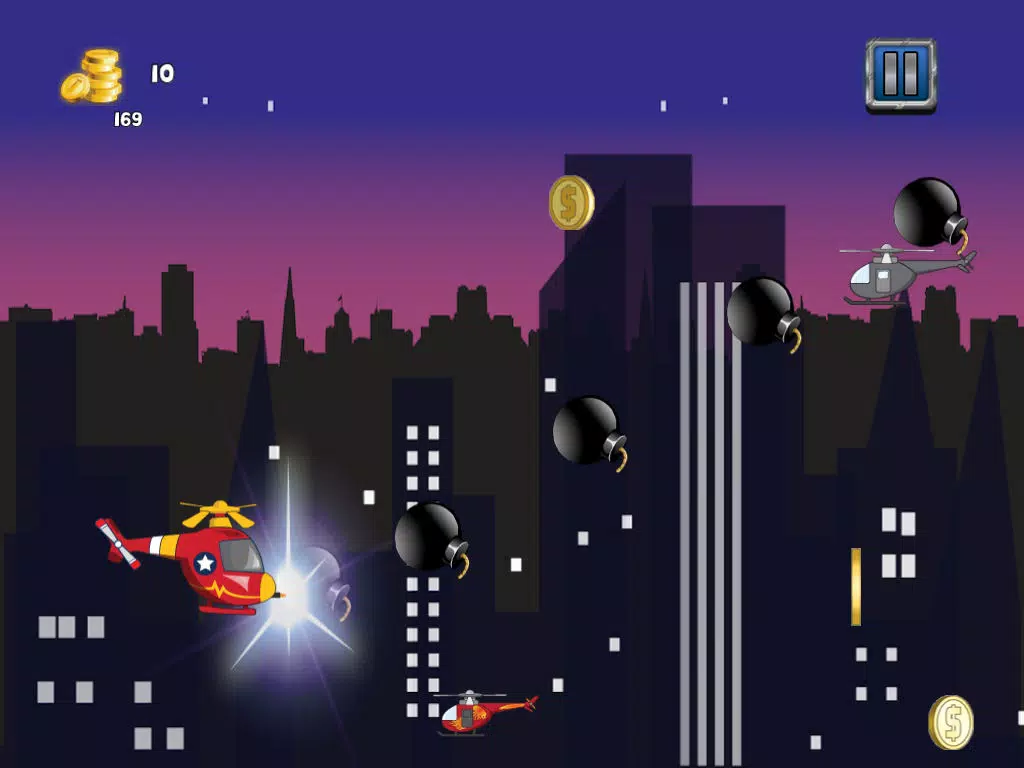 City Helicopter Fighter Battle - Copter Bomber Battlefield Free iPad Screenshots