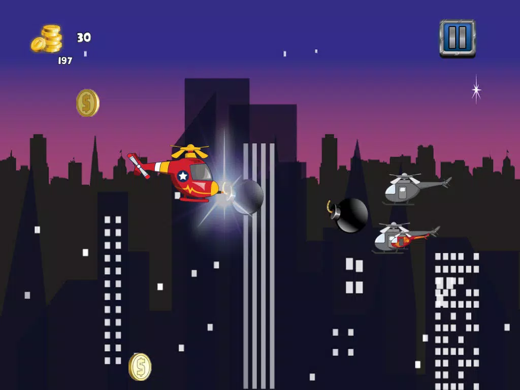 City Helicopter Fighter Battle - Copter Bomber Battlefield Free iPad Screenshots