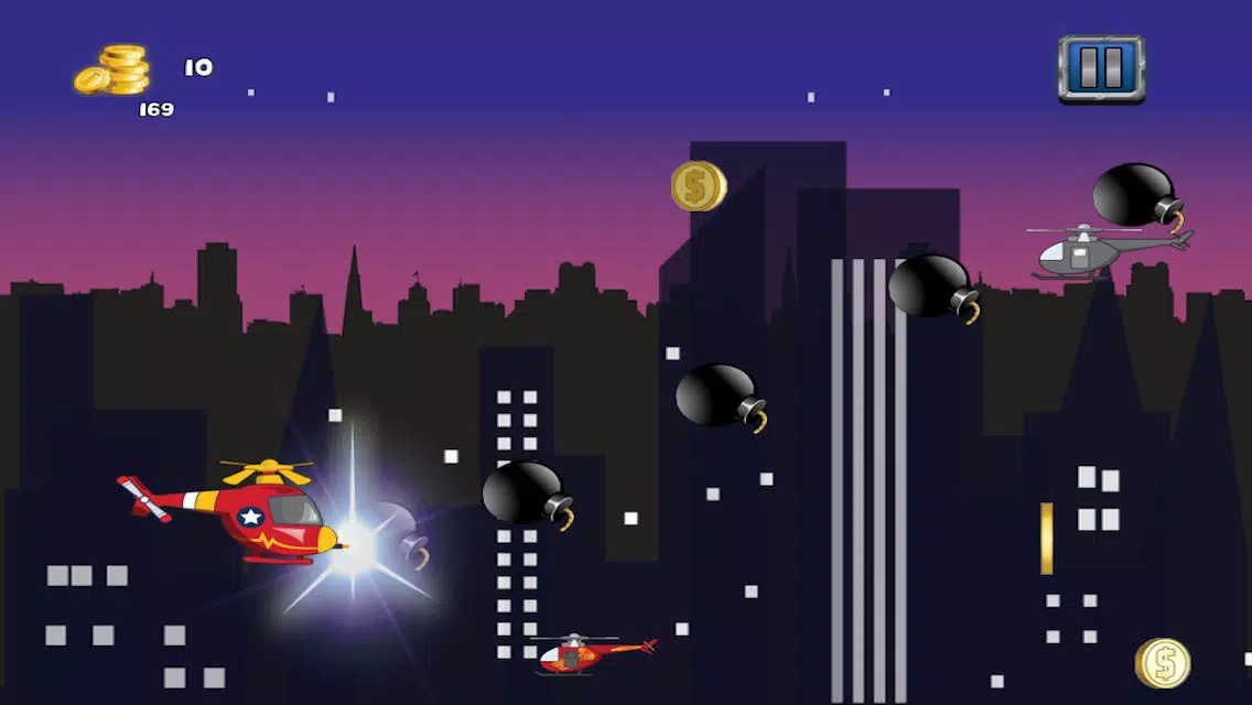City Helicopter Fighter Battle - Copter Bomber Battlefield Free Screenshots
