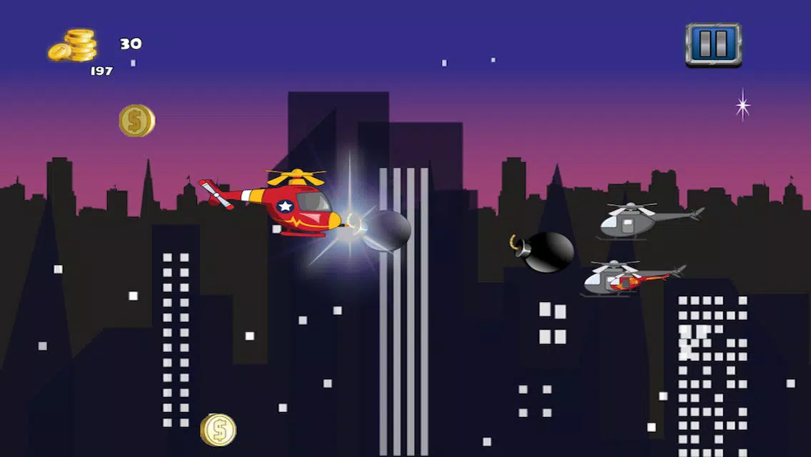 City Helicopter Fighter Battle - Copter Bomber Battlefield Free Screenshots