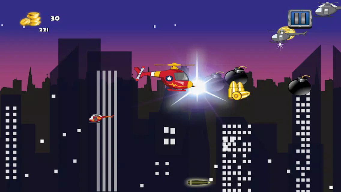City Helicopter Fighter Battle - Copter Bomber Battlefield Free Screenshots
