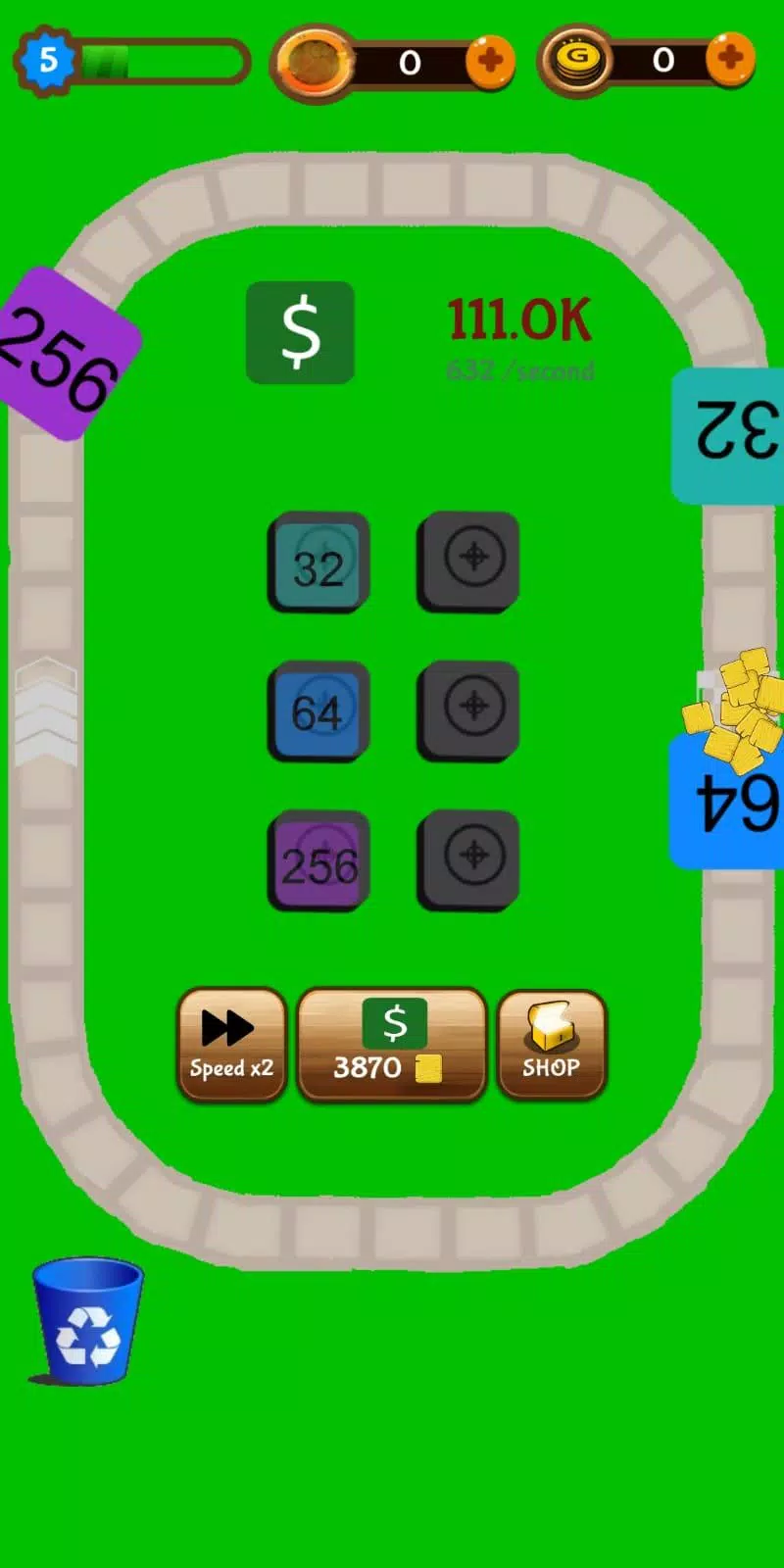 Merge Idle 2048 - Tycoon Games Screenshots